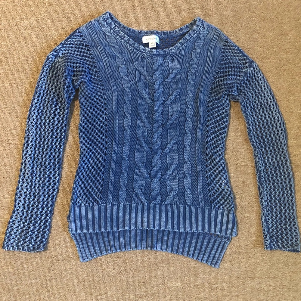 Cute denim like color sweater